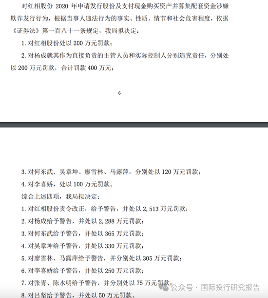 红相股份连续6年造假3次欺诈发行，父子套现6.4亿颐养天年，保荐人是中投证券和长江证券