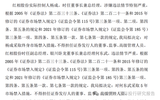 红相股份连续6年造假3次欺诈发行，父子套现6.4亿颐养天年，保荐人是中投证券和长江证券